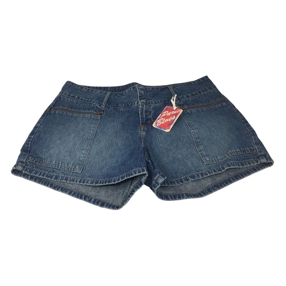 Paris Blues Womens Blue Jean Shorts Size 17 New with Tags